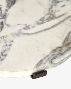 Rumaan End Table -Decoration Specialty Shop RumaanEndTable MFRN2950 WHT OS D4 T