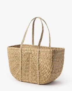 Seagrass Woven Bag 8 Seagrass Woven Bag -Decoration Specialty Shop SeagrassWovenBag MDCR2659 NAT OS D1 T