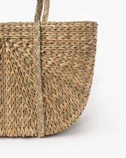 Seagrass Woven Bag 9 Seagrass Woven Bag -Decoration Specialty Shop SeagrassWovenBag MDCR2659 NAT OS D2 T