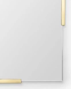 Slade Mirror -Decoration Specialty Shop SladeMirror MMIR0225 BRS 40x30 D1