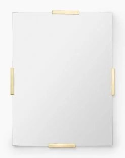 Slade Mirror -Decoration Specialty Shop SladeMirror MMIR0225 BRS 40x30 MAIN