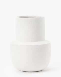 Smooth Matte White Glaze Vase