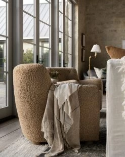 Magda Teddy Bear Boucle Lounge Chair -Decoration Specialty Shop Spring Templated 56