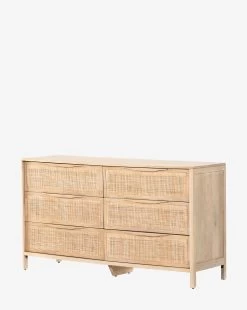 Summer 6-Drawer Dresser -Decoration Specialty Shop Summer6 DrawerDresser MFRN1614 NAT OS D1 T