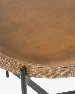 Thomas Side Table -Decoration Specialty Shop ThomasSideTable MFRN0589 OAK OS D3