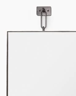 Trenton Wall Mirror 7 Trenton Wall Mirror -Decoration Specialty Shop TrentonWallMirror MMIR0174 BLK 48x32 D1