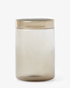 Tristan Glass Canister -Decoration Specialty Shop TristanGlassCanister MKTN0936 TAU L
