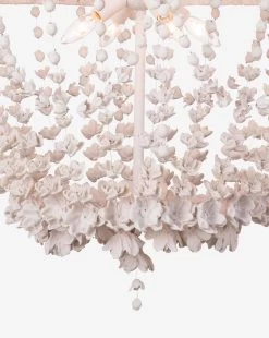 Vanessa Basin Chandelier -Decoration Specialty Shop VanessaBasinChandelier MLHT1483 WHT OS D2