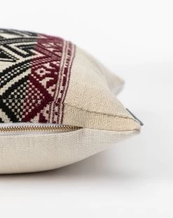 Vintage Black Tribal Print Pillow Cover No. 2 -Decoration Specialty Shop VintageBlackTribalPrintPillowCoverNo2 MPLW1293 BLK 16x20 D1