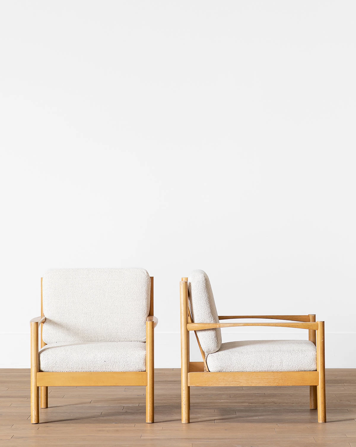 Vintage Boucle Chairs (Set Of 2) 2 Vintage Boucle Chairs (Set Of 2) - Image 2