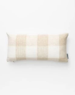 Vintage Natural Plaid Pillow Cover No. 1