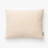 Vintage Orange Waffle Check Pillow Cover No. 2