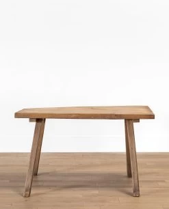 Vintage Raw Wooden Console