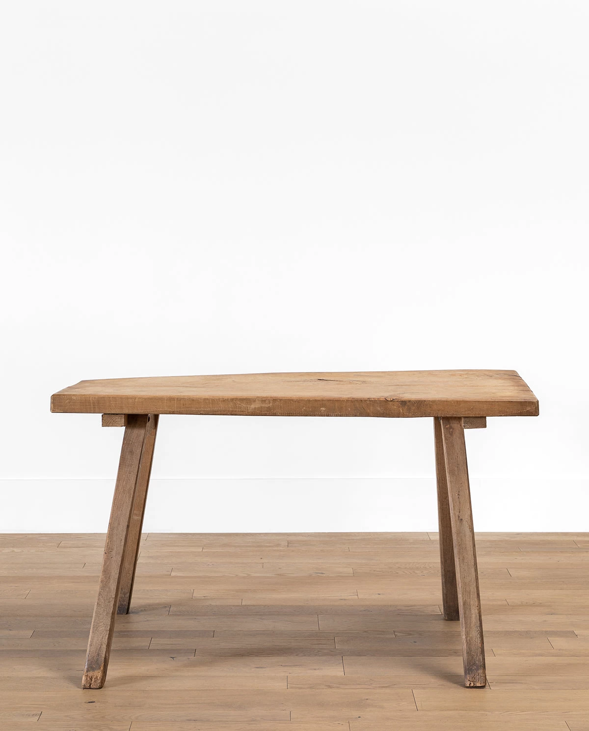 Vintage Raw Wooden Console 1 Vintage Raw Wooden Console