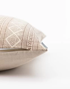 Vintage Tribal Patterned Pillow Cover No. 1 5 Vintage Tribal Patterned Pillow Cover No. 1 -Decoration Specialty Shop VintageTribalPatternedPillowNo.1 MPLW1219 TAN 20x20 D1