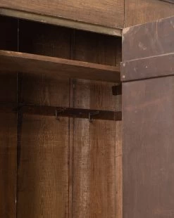 Vintage Wooden Single Door Wardrobe -Decoration Specialty Shop VintageWoodenSingleDoorWardrobe MFRN2464 WDN OS D4