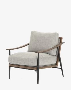 Wallace Chair -Decoration Specialty Shop WallaceChair MFRN1149 GRY OS D2 T