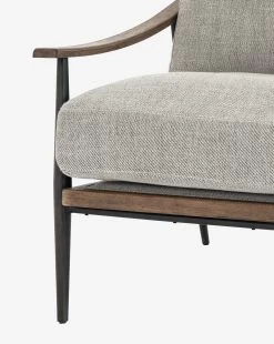 Wallace Chair -Decoration Specialty Shop WallaceChair MFRN1149 GRY OS D3 T