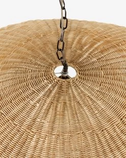 Woven Rattan Pendant 6 Woven Rattan Pendant -Decoration Specialty Shop WovenRattanPendant MLHT1533 RTN OS D3